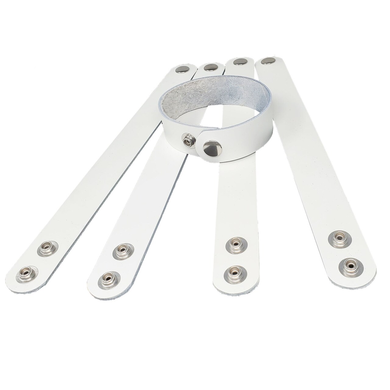 1" Adjustable Latigo Leather Bracelets – DIY Hot & Foil Stamping, Laser Engraving Blanks (6 Pack)